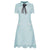 Robe Vintage Dentelle Turquoise