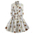 Robe Vintage Dessin Manches Longues