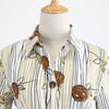 Robe Vintage Dessin Manches Longues