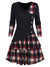 Robe Vintage Ecosse Noir