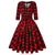 Robe Vintage Ecosse Rouge