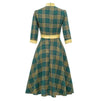 Robe Vintage Elegance Verte