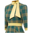 Robe Vintage Elegance Verte