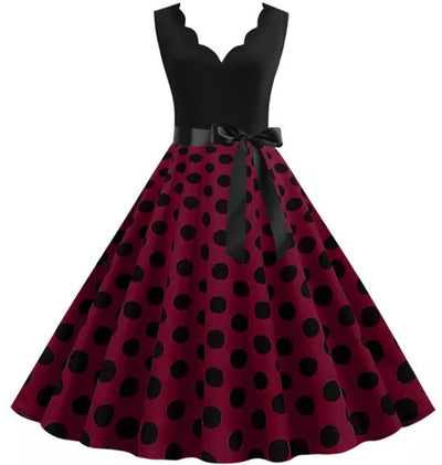 Robe Vintage été Violet