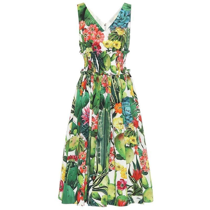 Robe Vintage Femme Coton