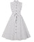 Robe Vintage Femme Noire et Blanche
