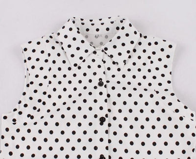 Robe Vintage Femme Noire et Blanche