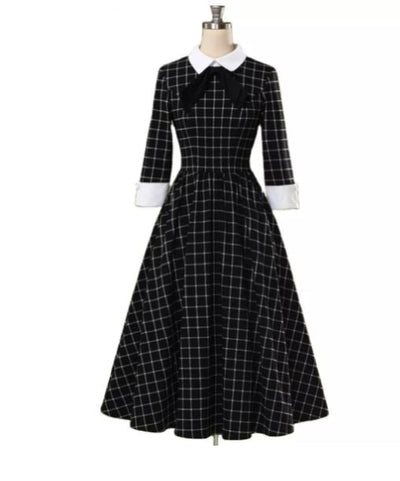 Robe Vintage Formelle Automne