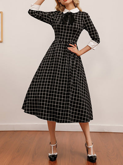 Robe Vintage Formelle Automne