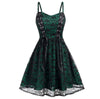Robe Vintage Gothique Vert