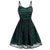 Robe Vintage Gothique Vert