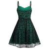 Robe Vintage Gothique Vert