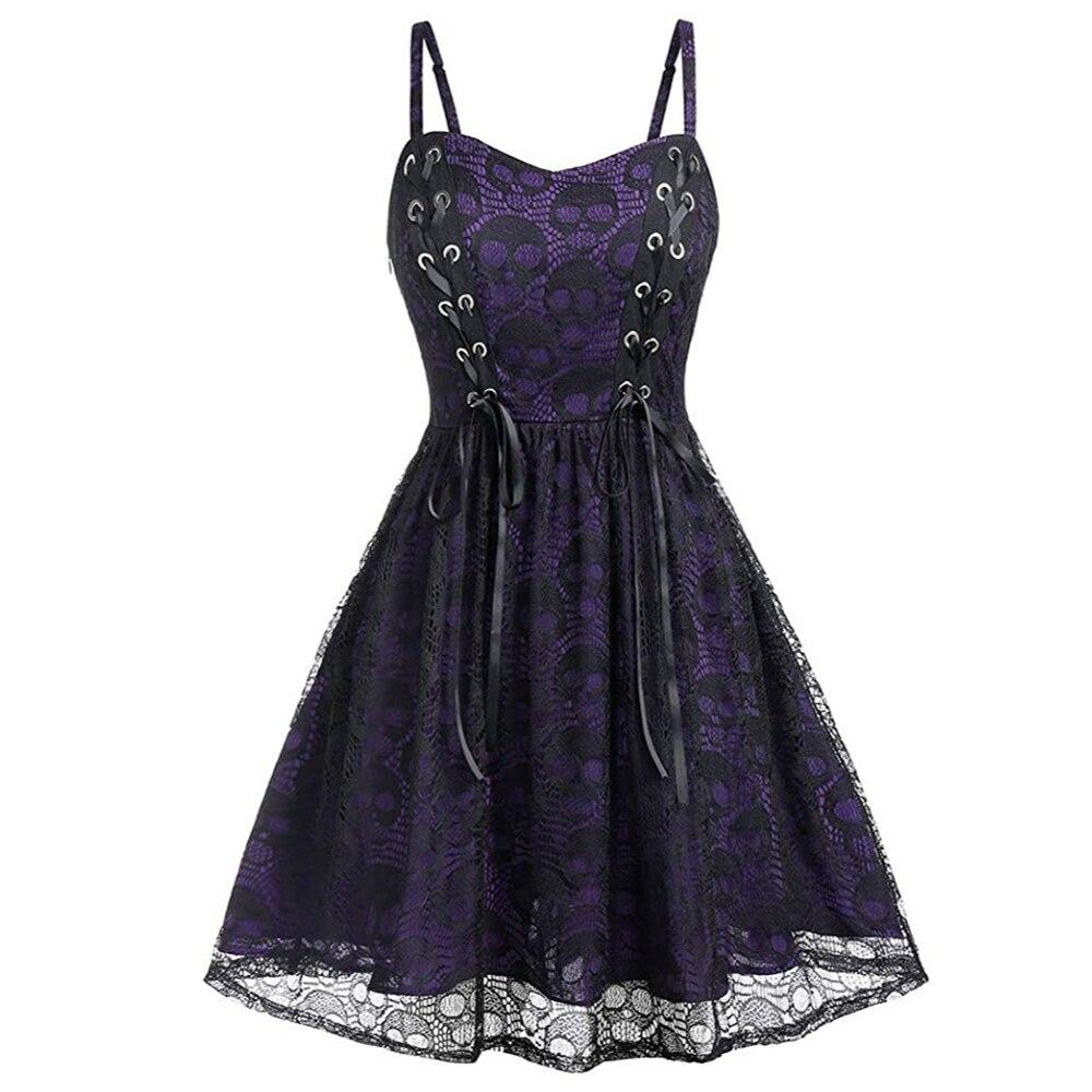 Robe Vintage Gothique Violet