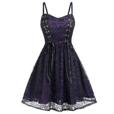 Robe Vintage Gothique Violet
