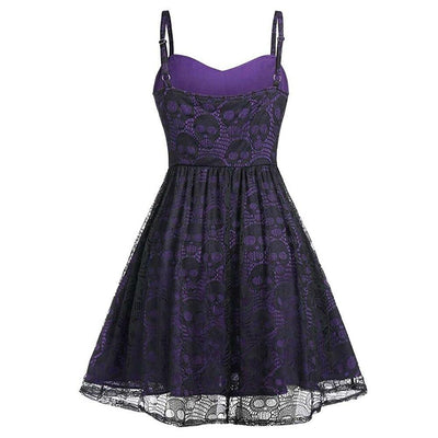 Robe Vintage Gothique Violet