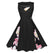 Robe Vintage Grande Taille 50s fleurs