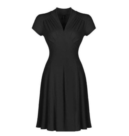 Robe Vintage Grande Taille 50s Noir