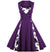 Robe Vintage Grande Taille 60s violet
