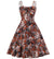 Robe Vintage Grande Taille Blanc Café