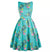 Robe Vintage Grande Taille Bleu Oiseaux