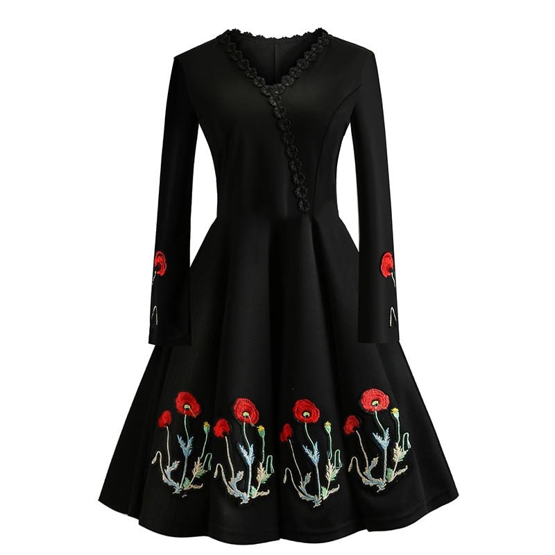 Robe Vintage Grande Taille Noire
