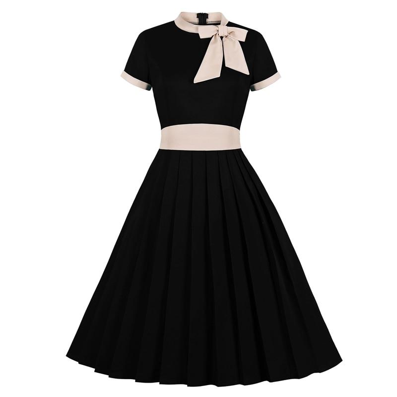 Robe Vintage Grande Taille Chic Noir