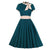 Robe Vintage Grande Taille Chic Turquoise