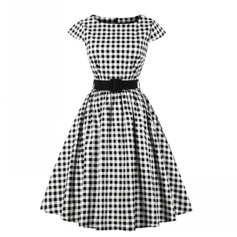 Robe Carreaux Vichy Annee 60