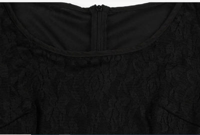 Robe Vintage Grande Taille Dentelle Noir