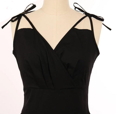 Robe Année 50 Bretelle Epaule Denudée