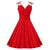 Robe Années 50 Glamour Rouge