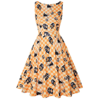 Robe Vintage Grande Taille Halloween