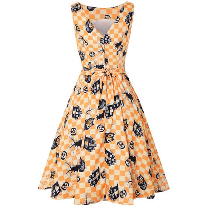 Robe Vintage Grande Taille Halloween