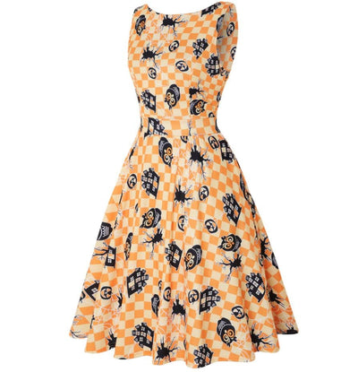 Robe Vintage Grande Taille Halloween