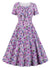 Robe Vintage Grande Taille Haute Violet