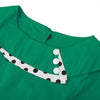 Robe Vintage Grande Taille Hiver Verte