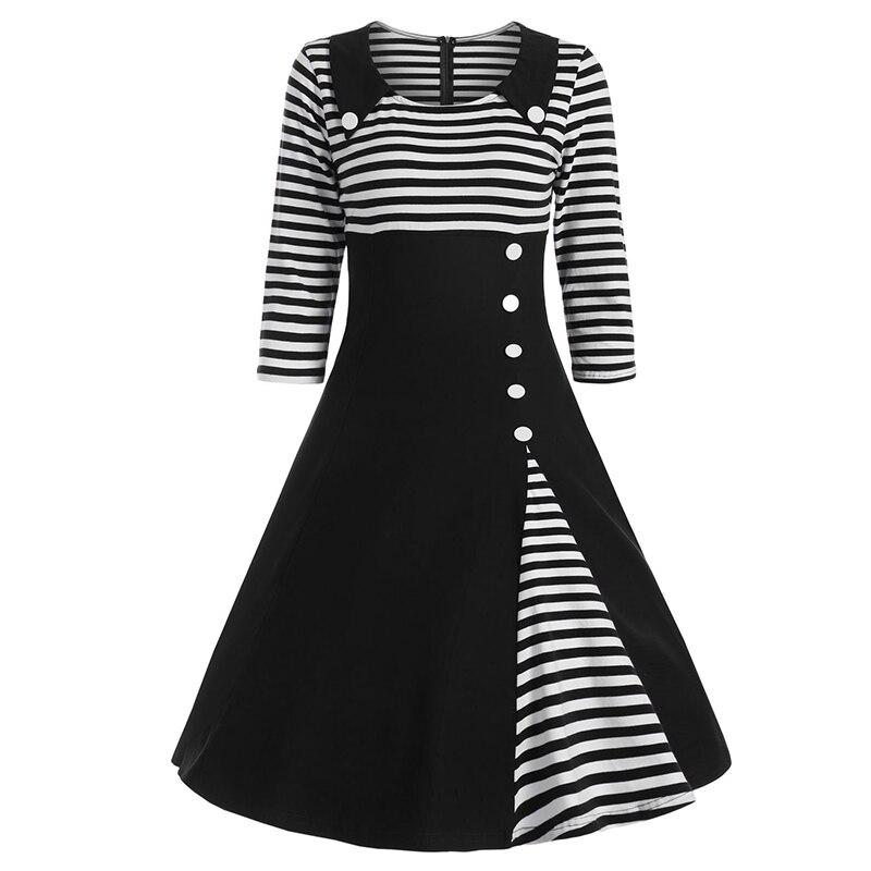 Robe Année 60 Noire