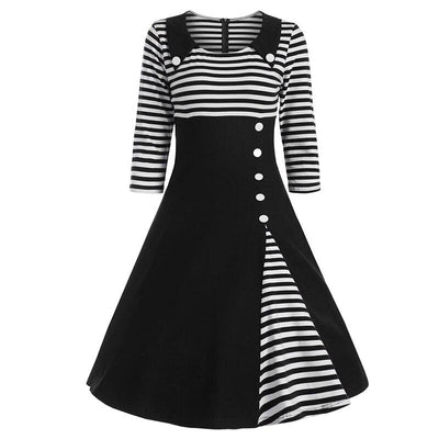 Robe Année 60 Noire