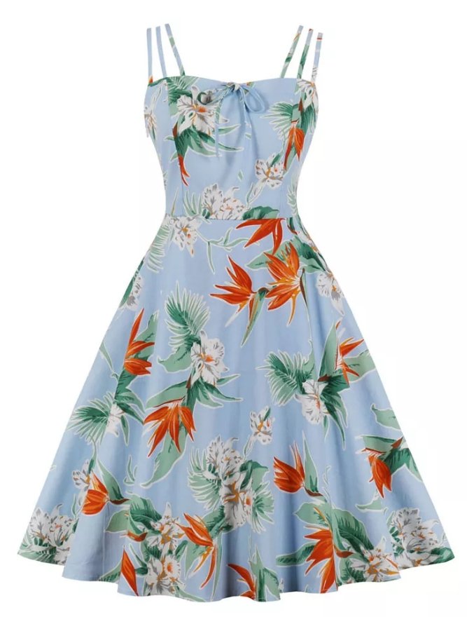 Robe Vintage Grande Taille Nature Marguerites