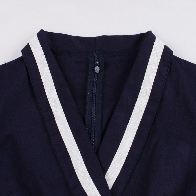 Robe Année 50 Grande Taille Bleue