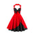 Robe Vintage Grande Taille Noir Rouge Pois