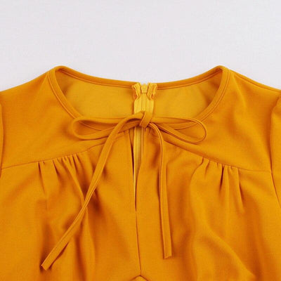 Robe Vintage Grande Taille Orange