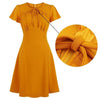 Robe Vintage Grande Taille Orange