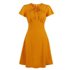 Robe Vintage Grande Taille Orange