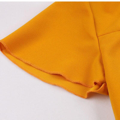 Robe Vintage Grande Taille Orange
