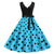 Robe Vintage Grande Taille bleu