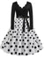 Robe Vintage Grande Taille Rockabilly Noir