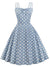 Robe Vintage Grande Taille Sexy Bleu