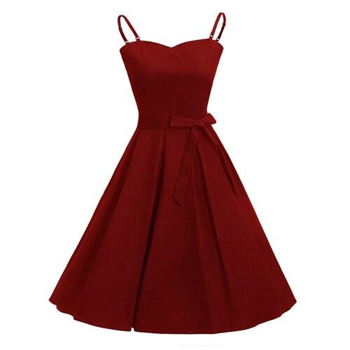 Robe Vintage Année 60 Chic Bordeaux