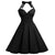Robe Vintage Grande Taille Sexy Noir